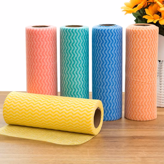 Одноразовые нетканые кухонные салфетки из спанлейса.